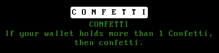 CONFETTI